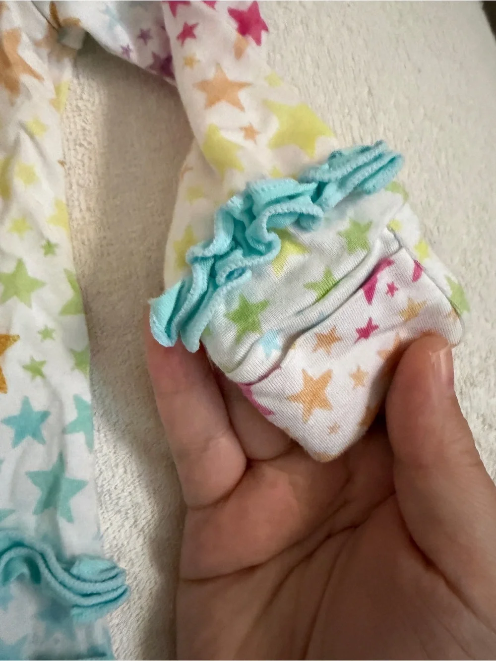 Macaron and Me bamboo footies 6-9M bundle